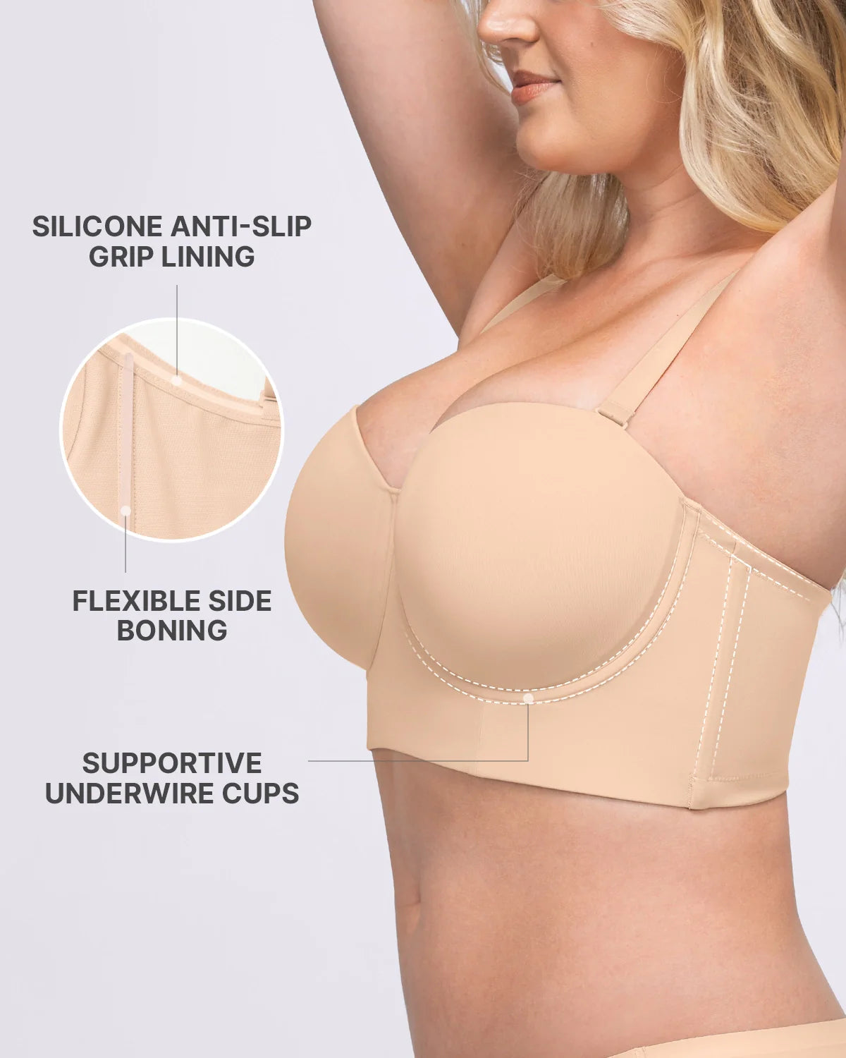 Smoothing Strapless Convertible Bra