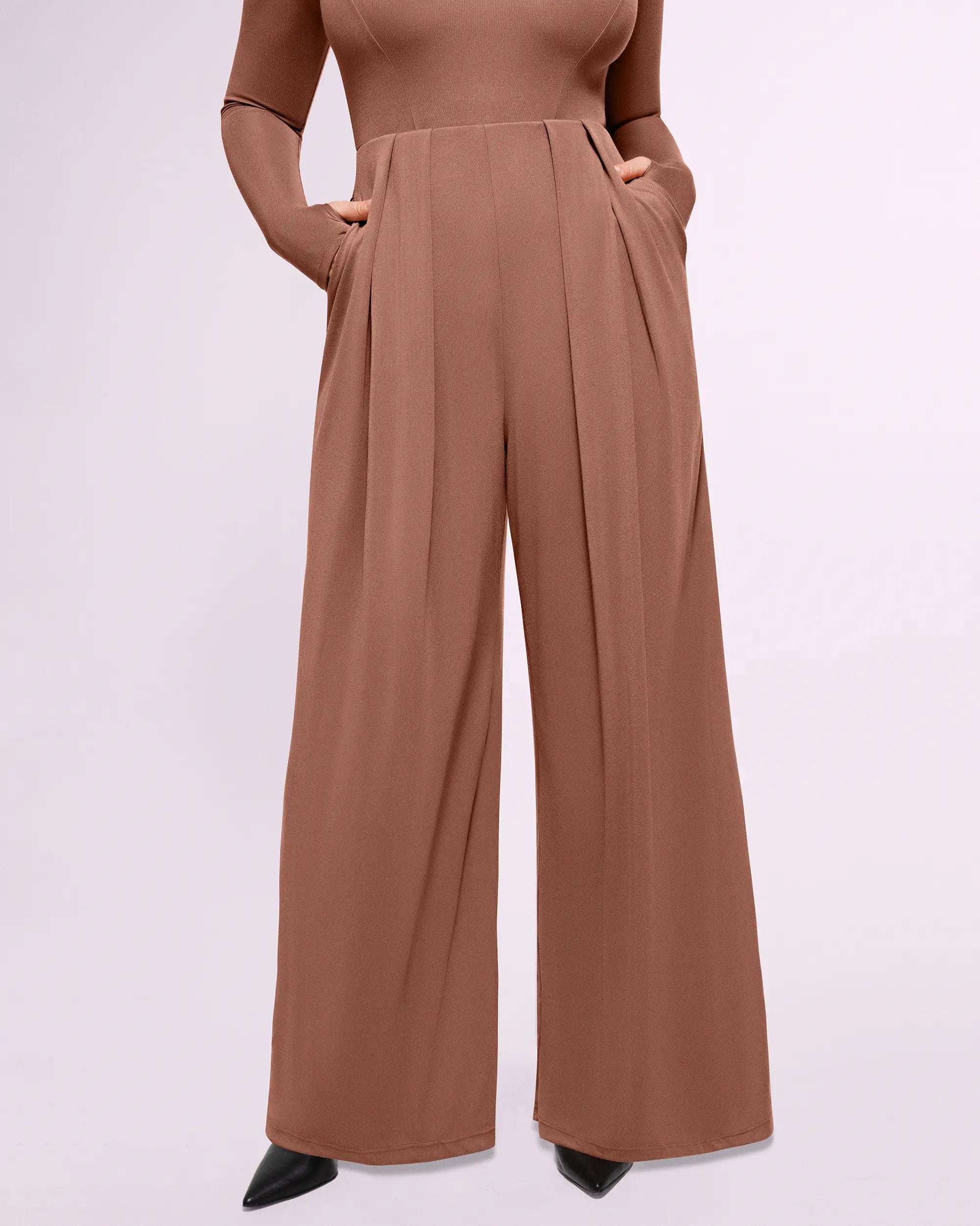Sculpting Square Neckline Shaping Jumpsuit