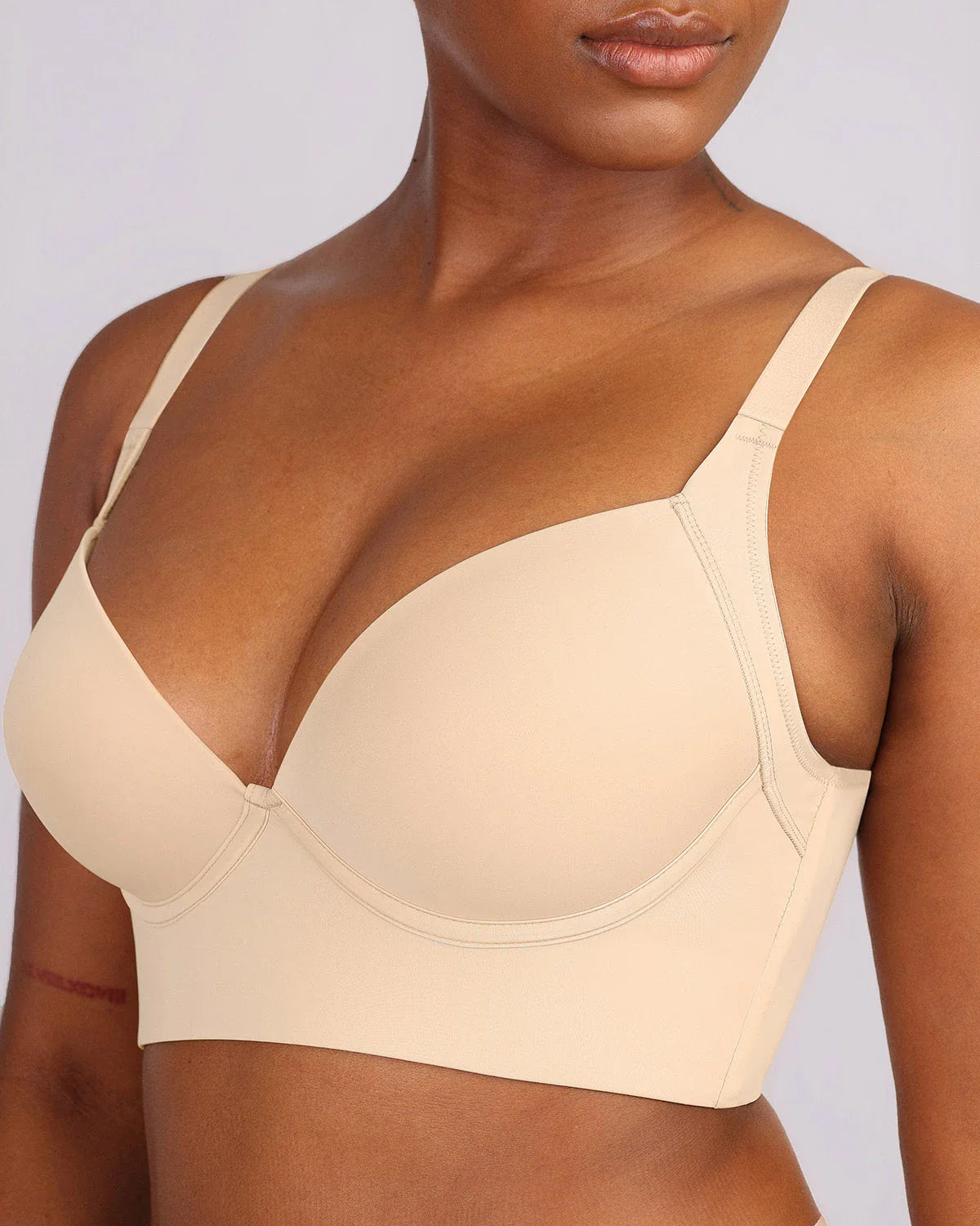 Back Smoothing Underwire Push-Up Bra