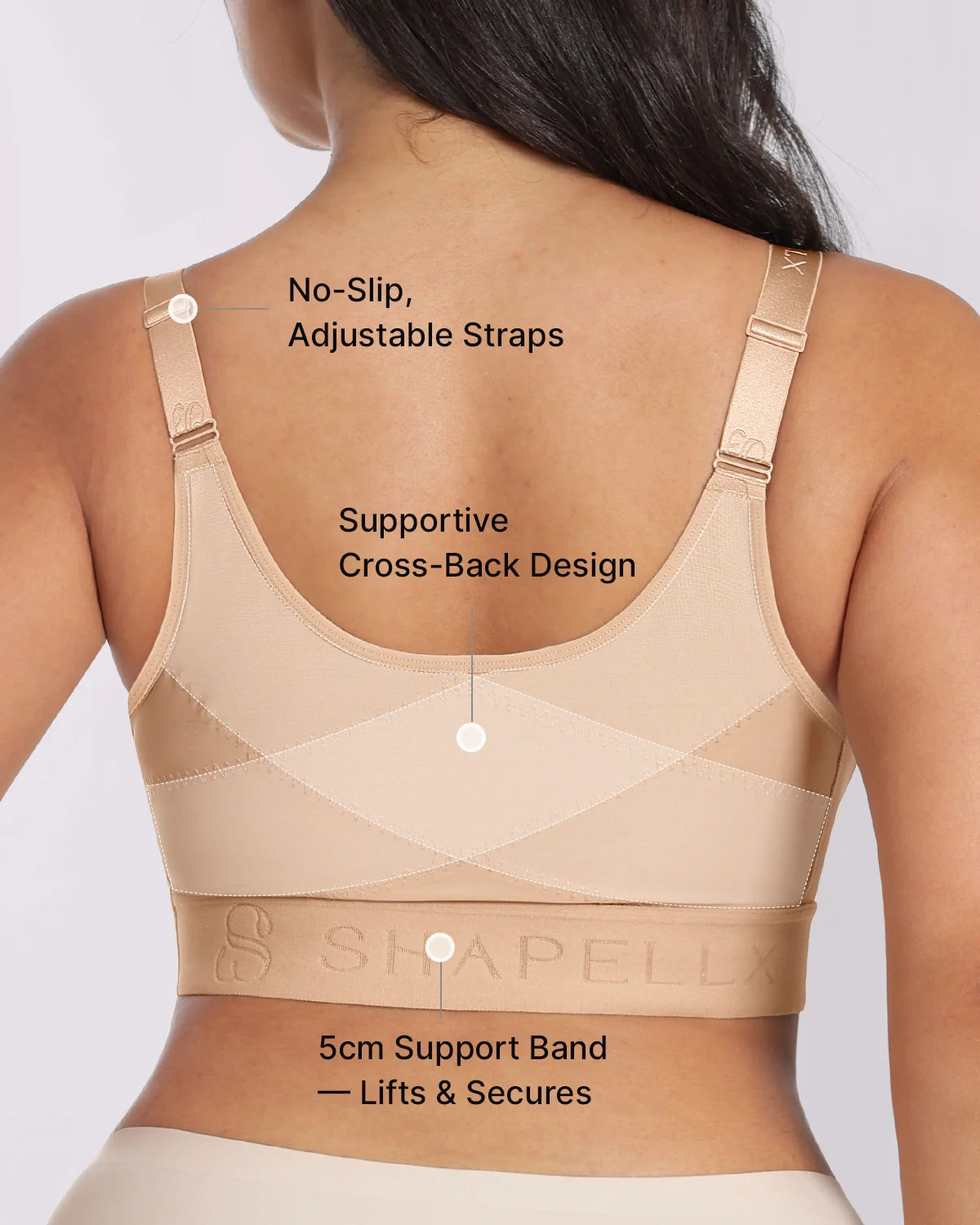 Unlined Wireless Front-Closure Bra — Comfort & Support