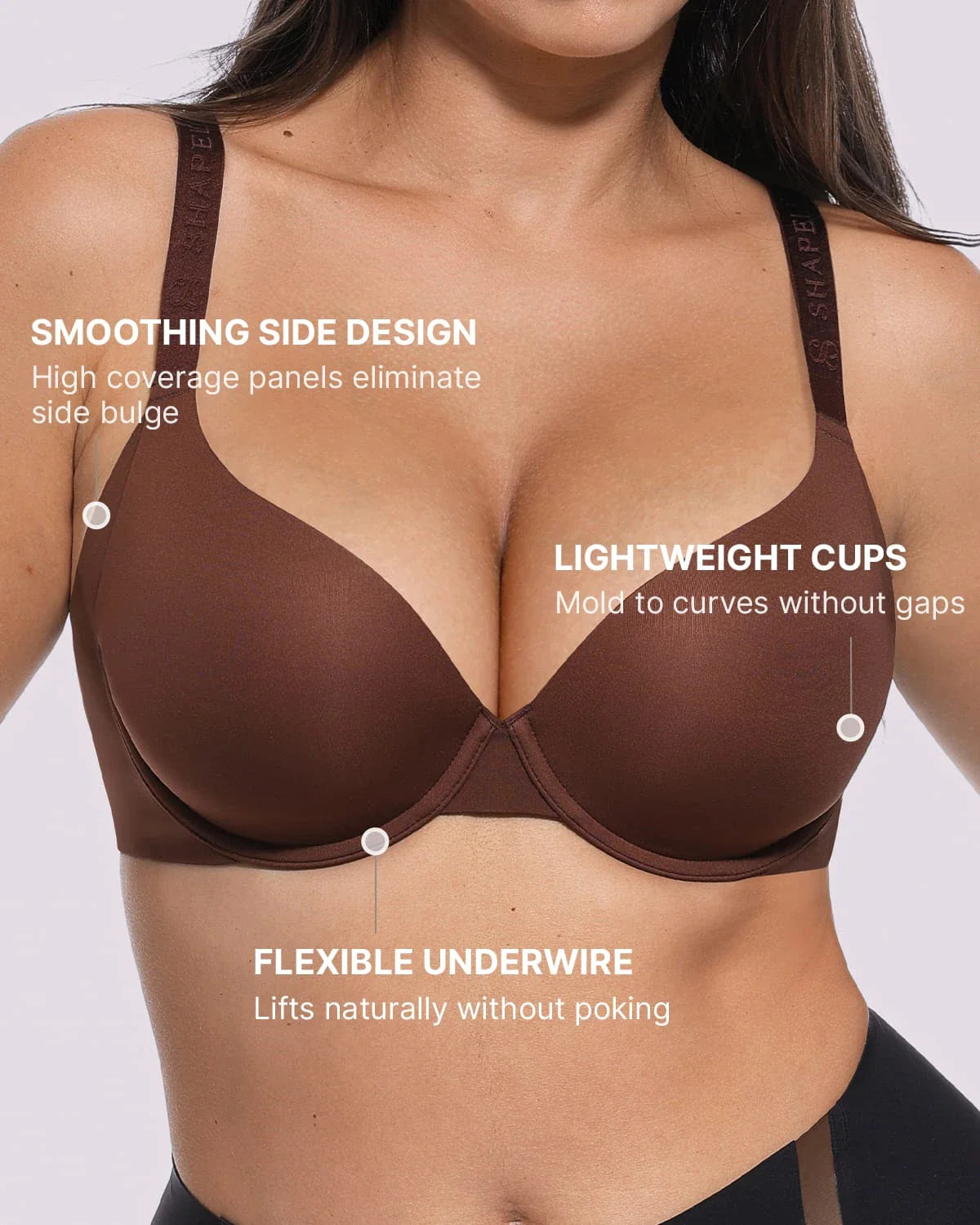 Cream Touch Smoothing T-Shirt Bra