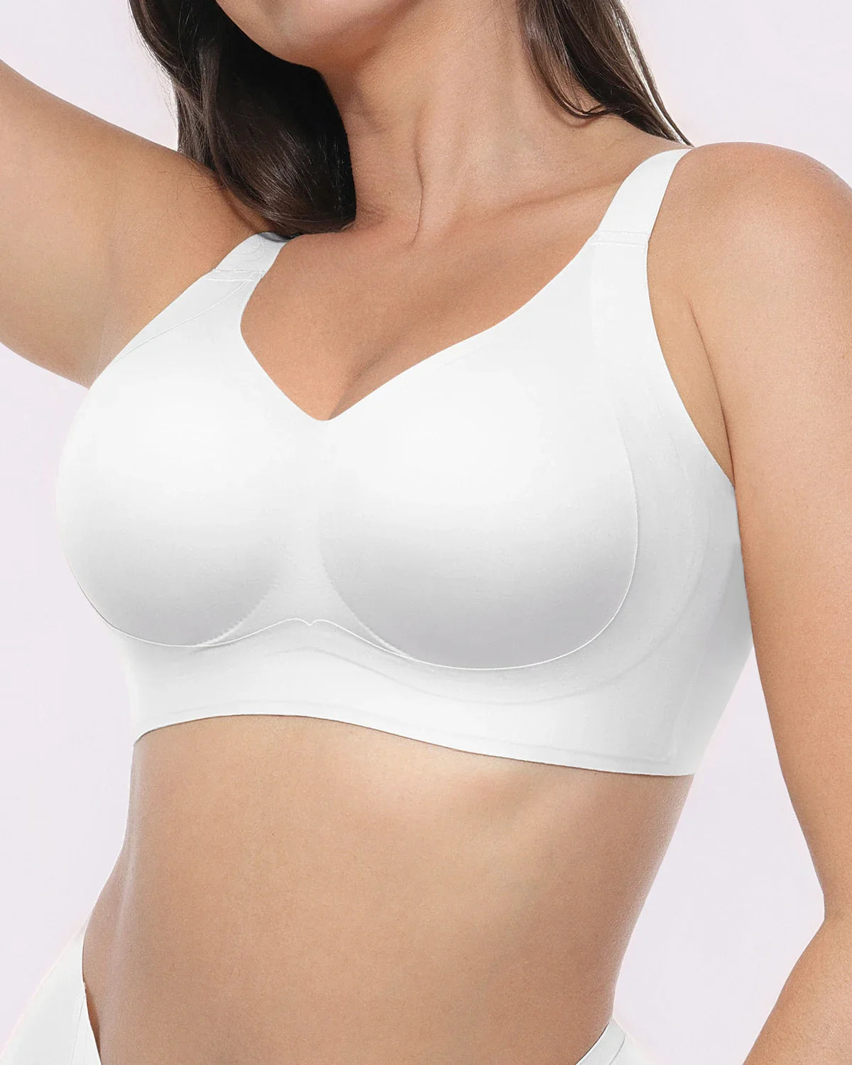 Cream Touch Wireless Push-Up Bra