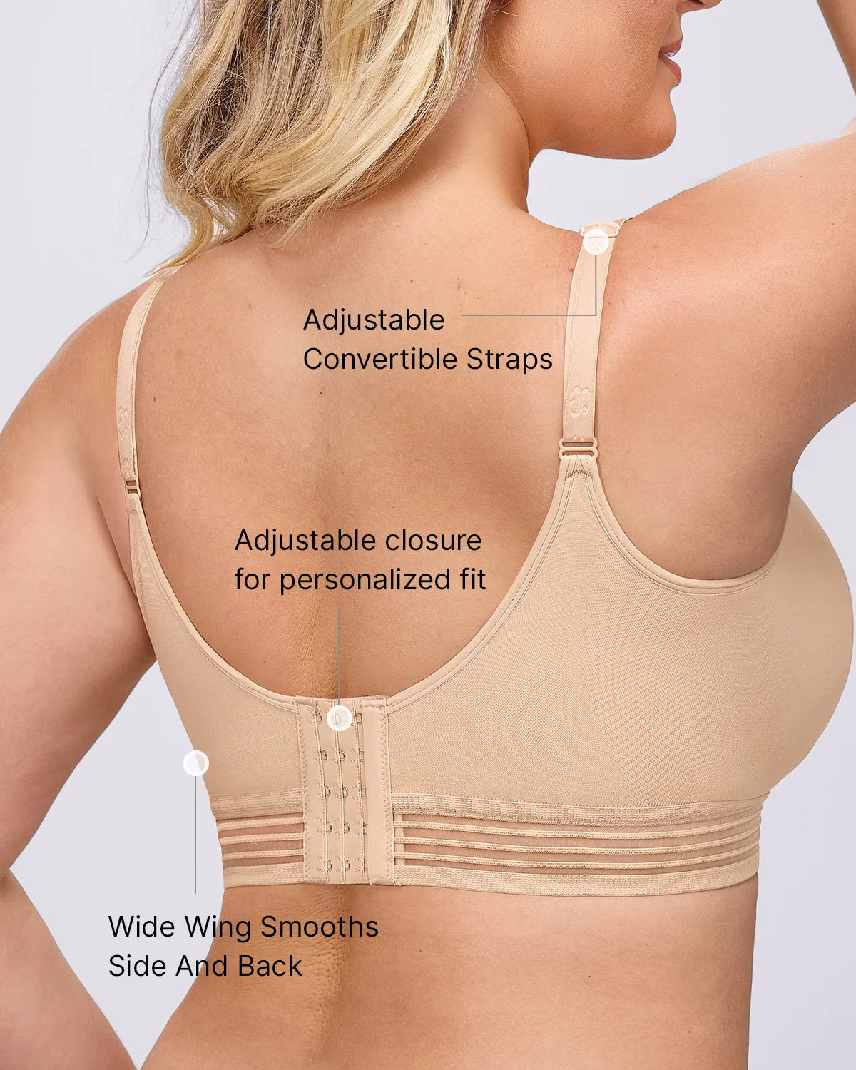 All-Day Comfort Wireless Bra — Soft Smoothing Support