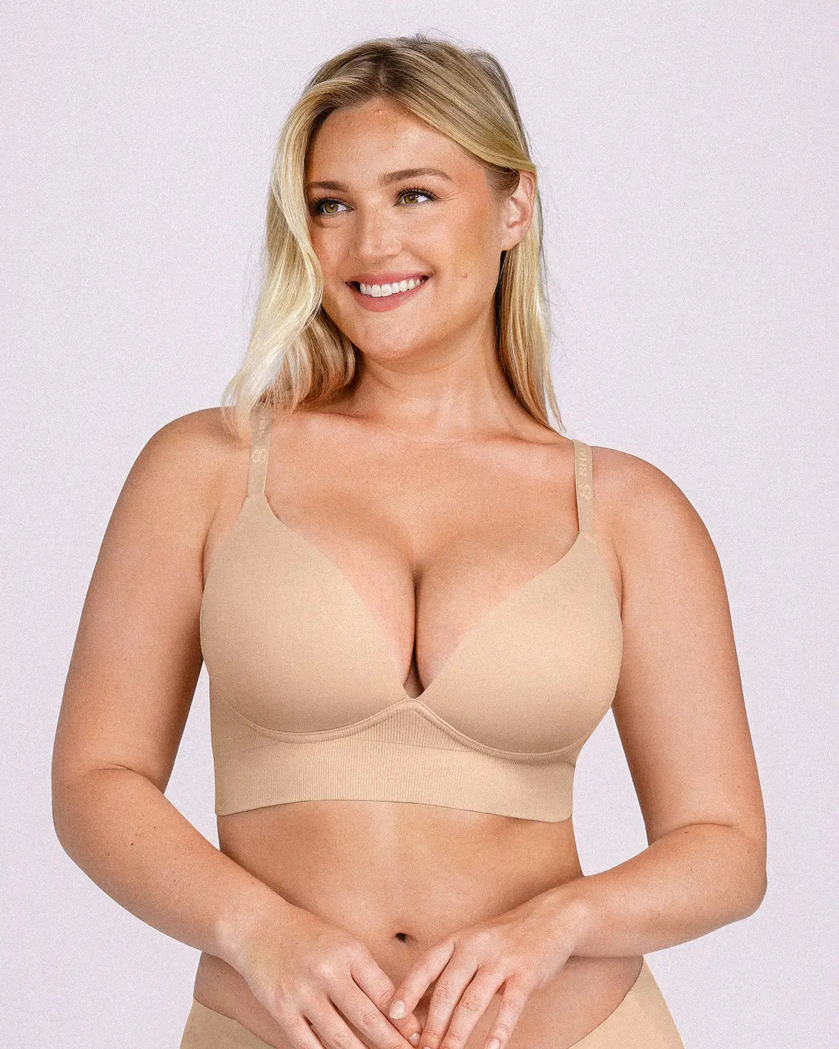 Back Smoothing Wireless Push-Up Bra