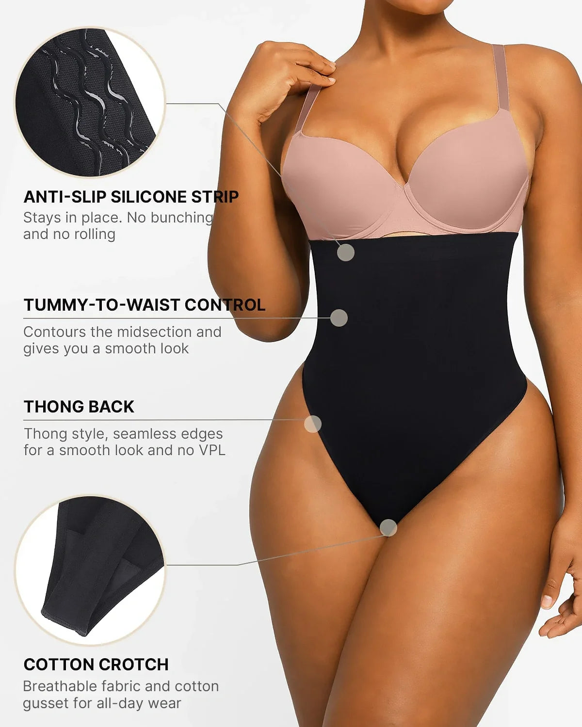 Eco-Friendly Seamless Contour Thong