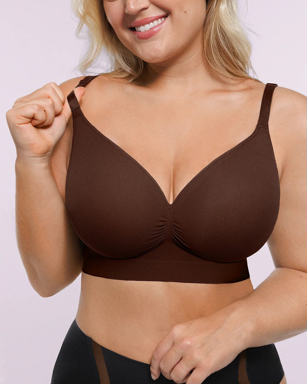 Comfortable Sculpting Bodysuit and Bra Set