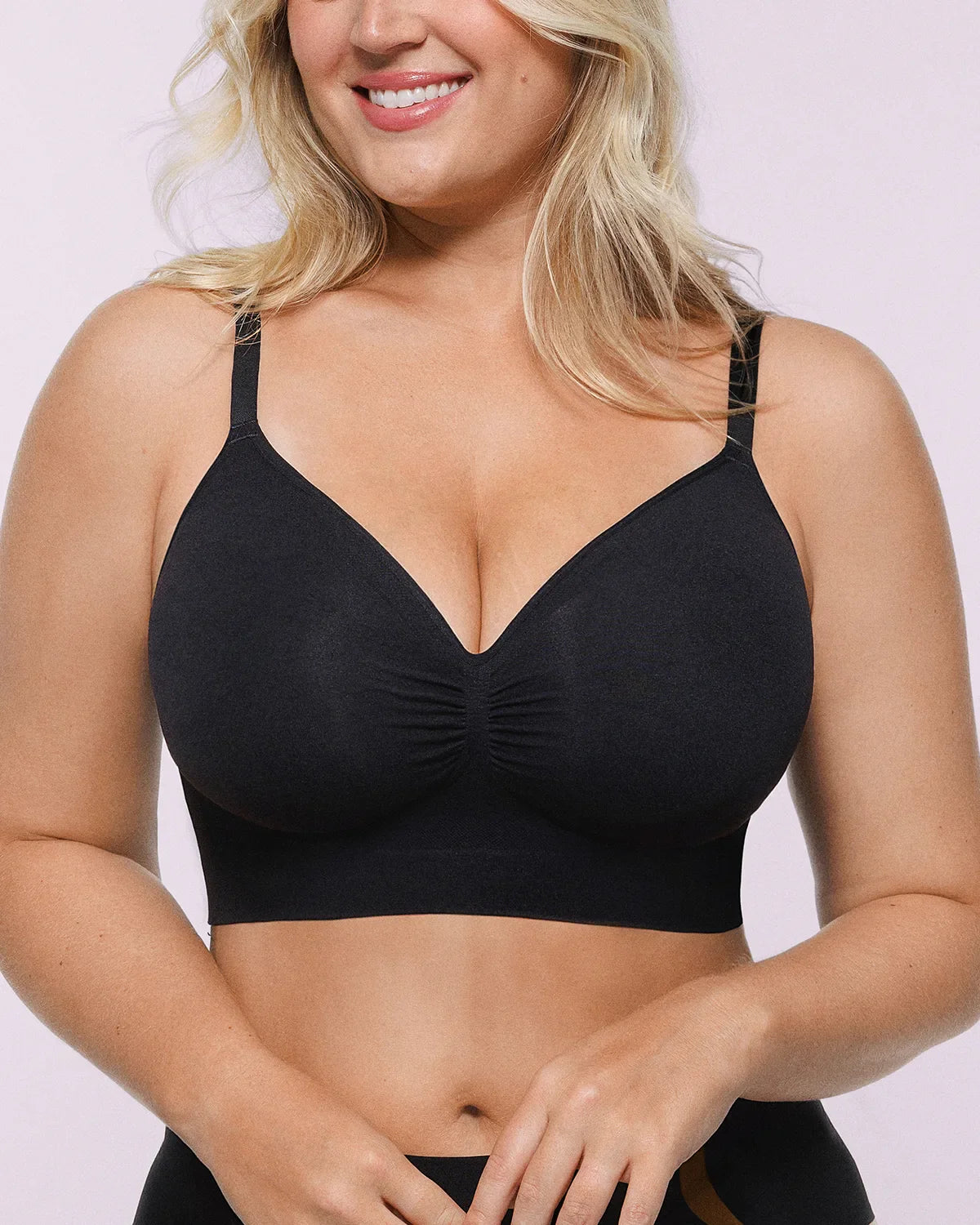 Comfortable Sculpting Bodysuit and Bra Set