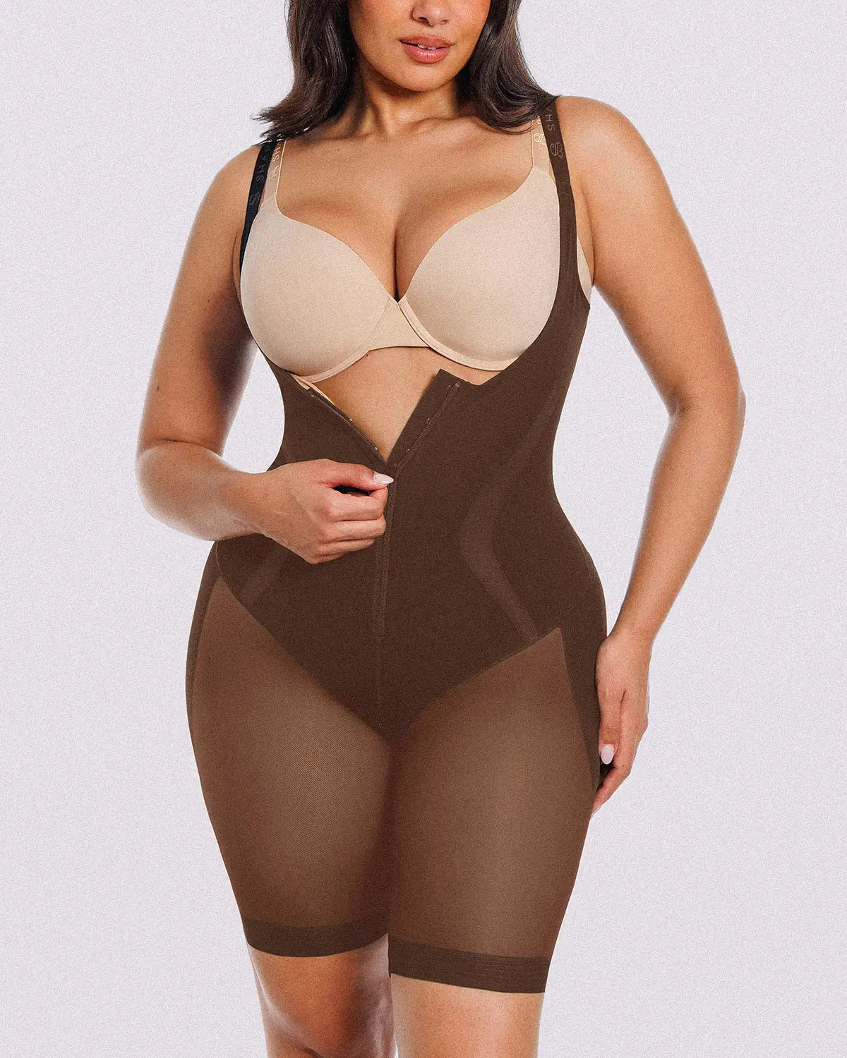 Lightweight Smoothing Bodysuit for Comfort