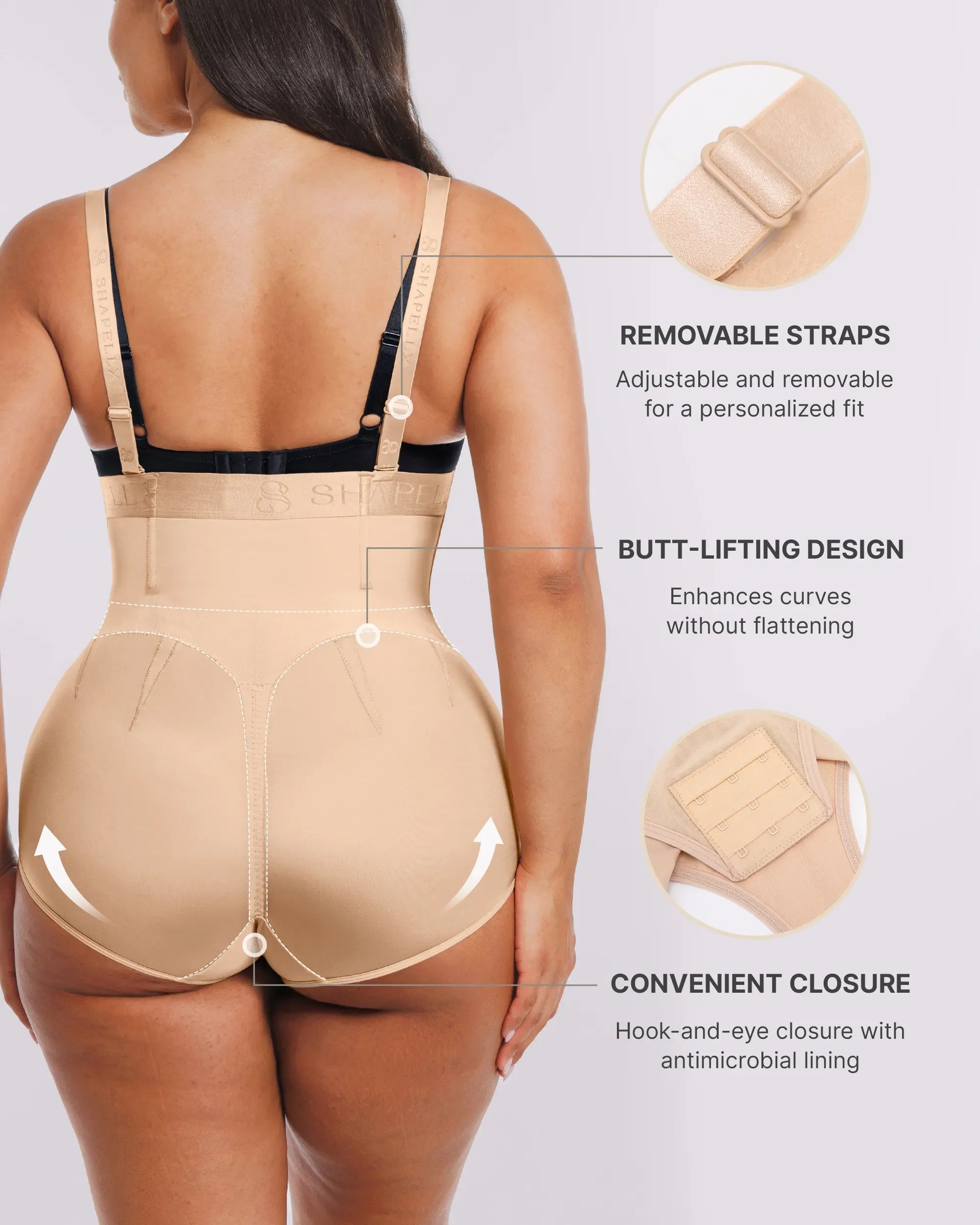 Lightweight Smoothing Briefs for All-Day Comfort