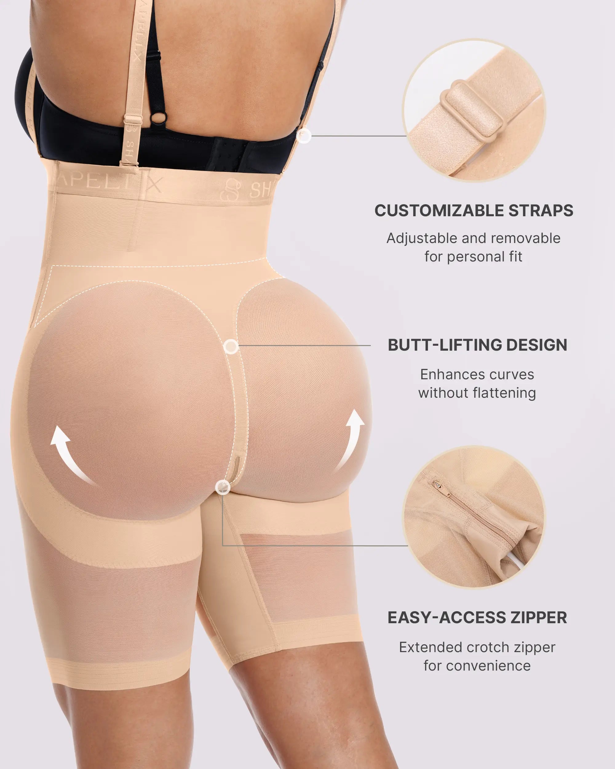 Lightweight Smoothing Shaping Shorts