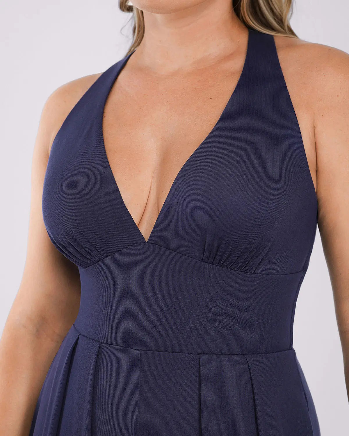 Deep Plunge Shaping Bodysuit with Tummy Control
