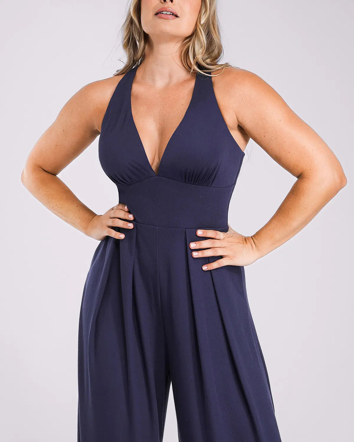 Deep Plunge Shaping Bodysuit with Tummy Control