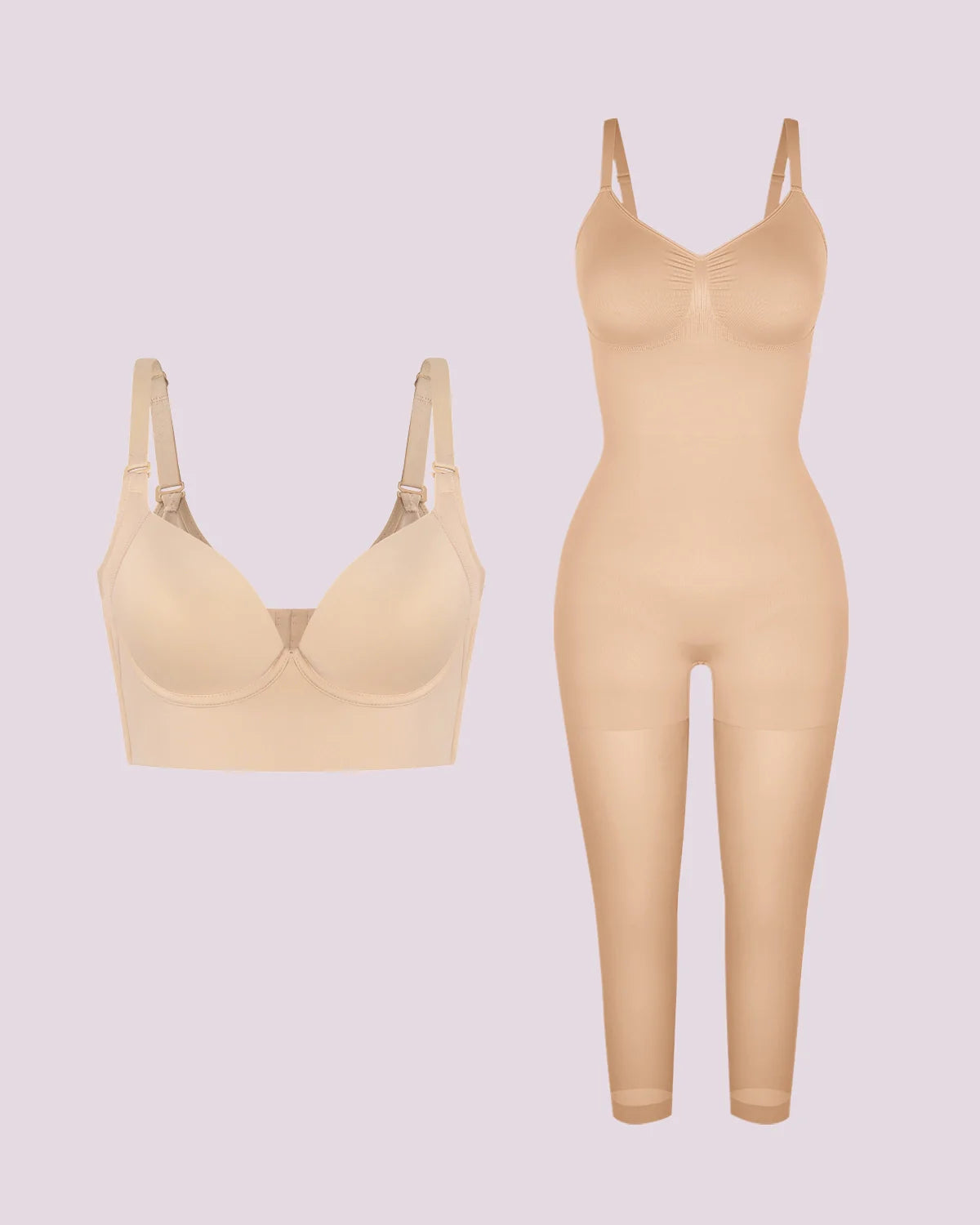 Full Coverage Push-Up Bodysuit Bundle