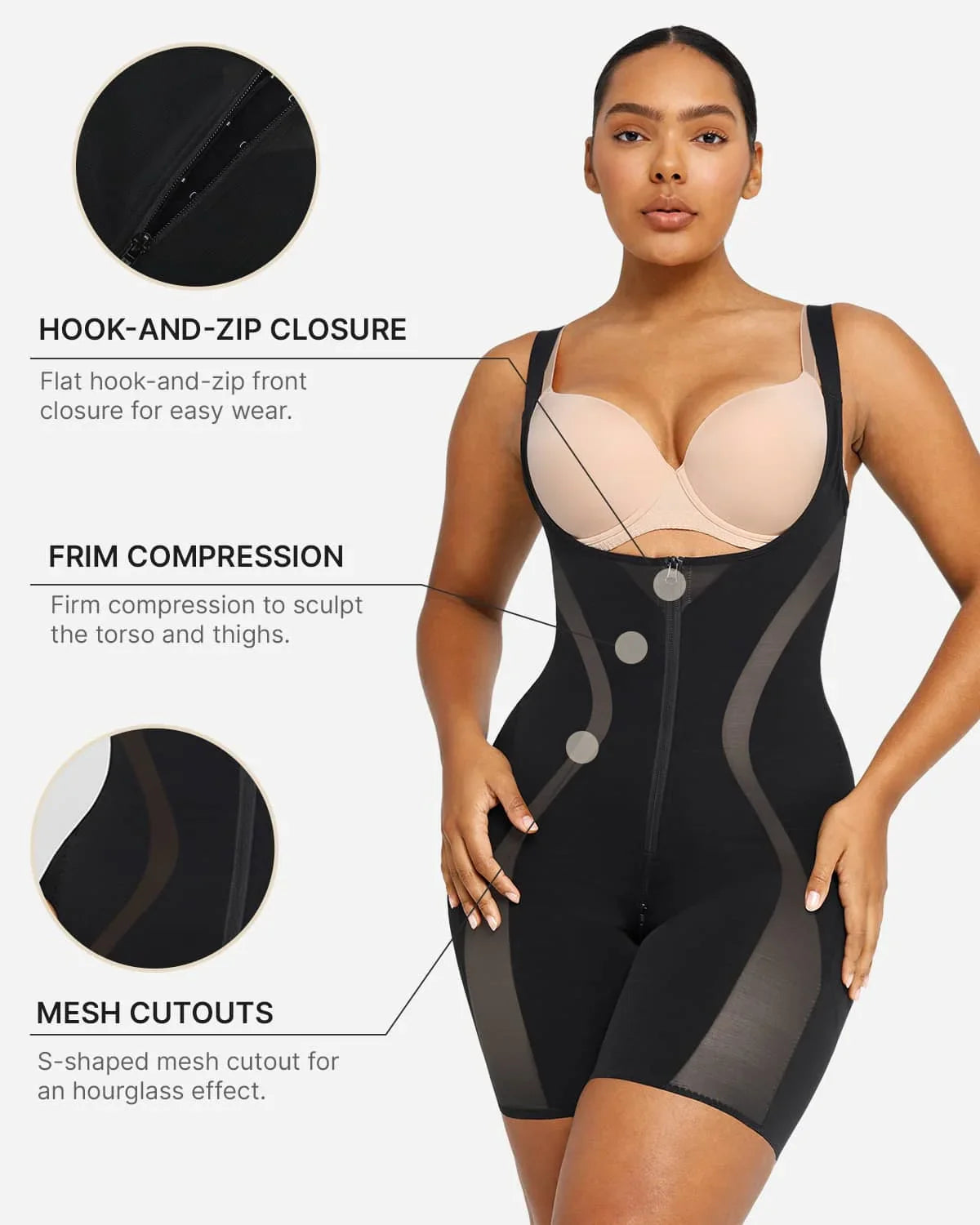 Comfy Sculpting Tummy Control Bodysuit