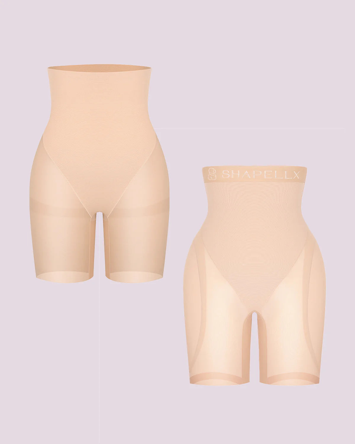 Smoothing Mid Thigh Shaper with Butt Lift