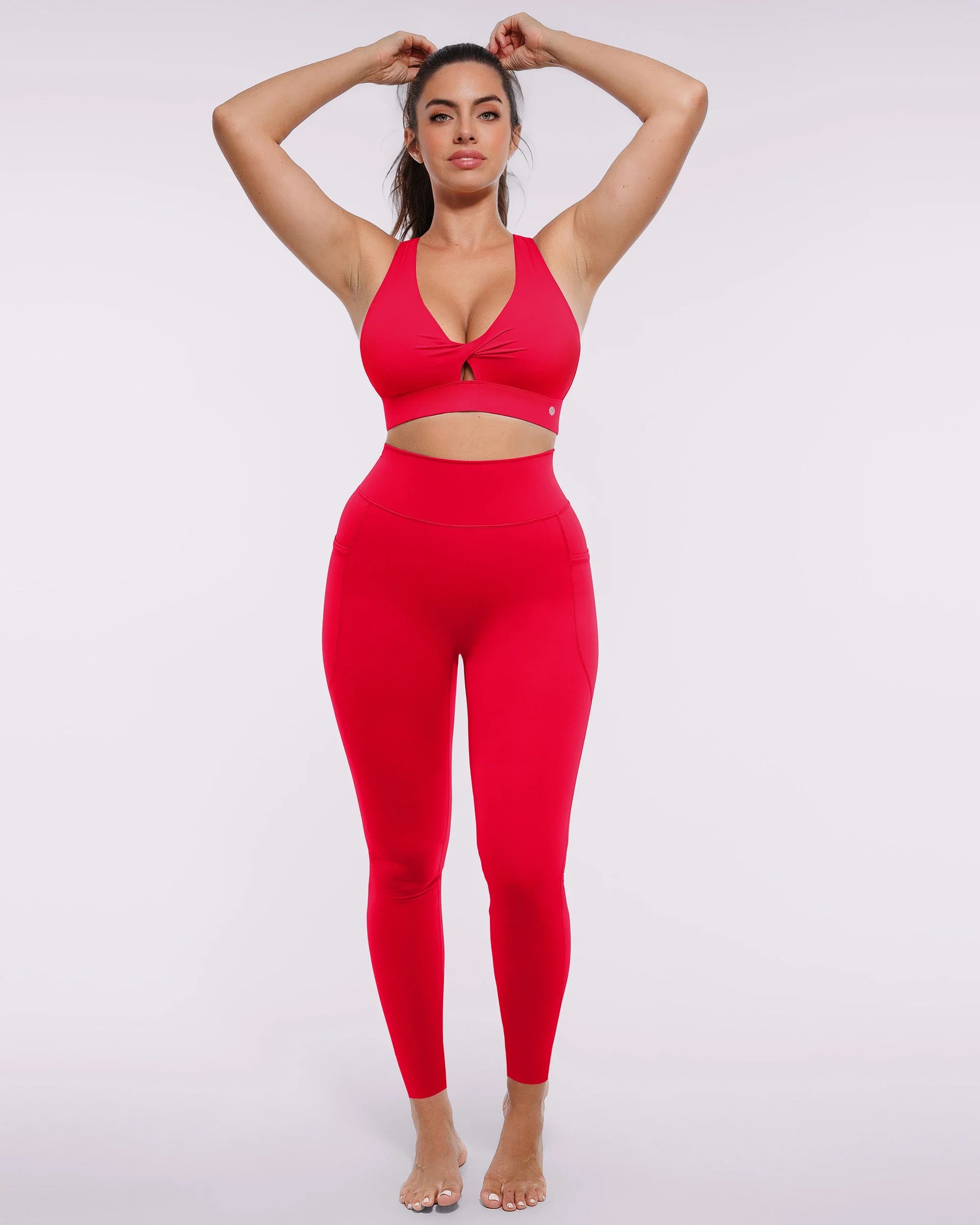 Cutout Medium Impact Sculpting Sports Bra