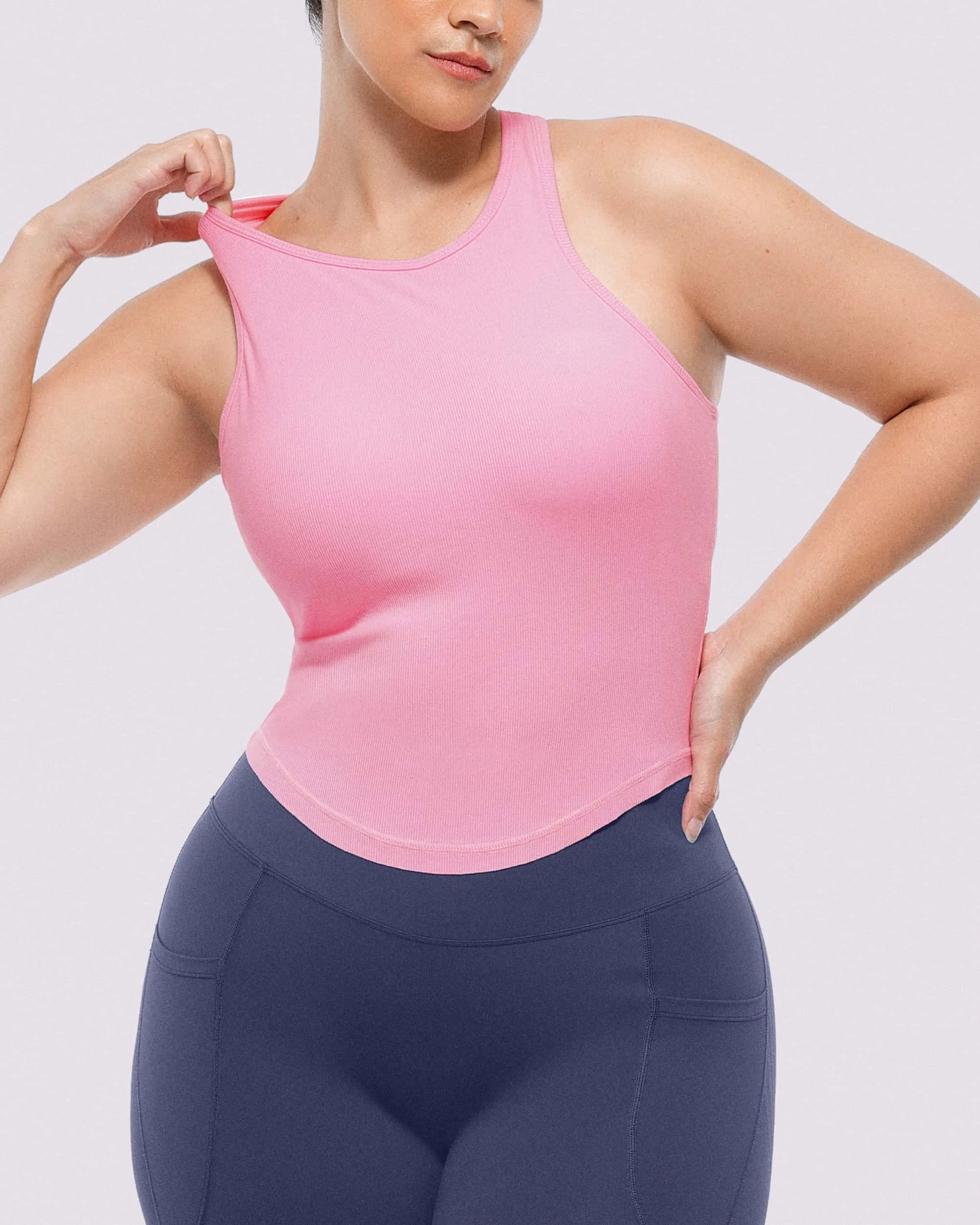 Smoothing Built-In Bra Tank Top