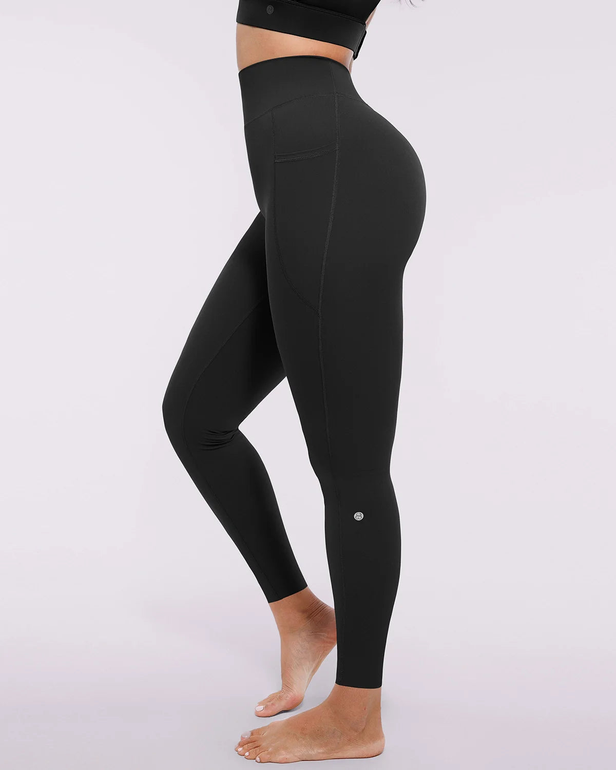 High-Waist Tummy Control Training Pocket Leggings