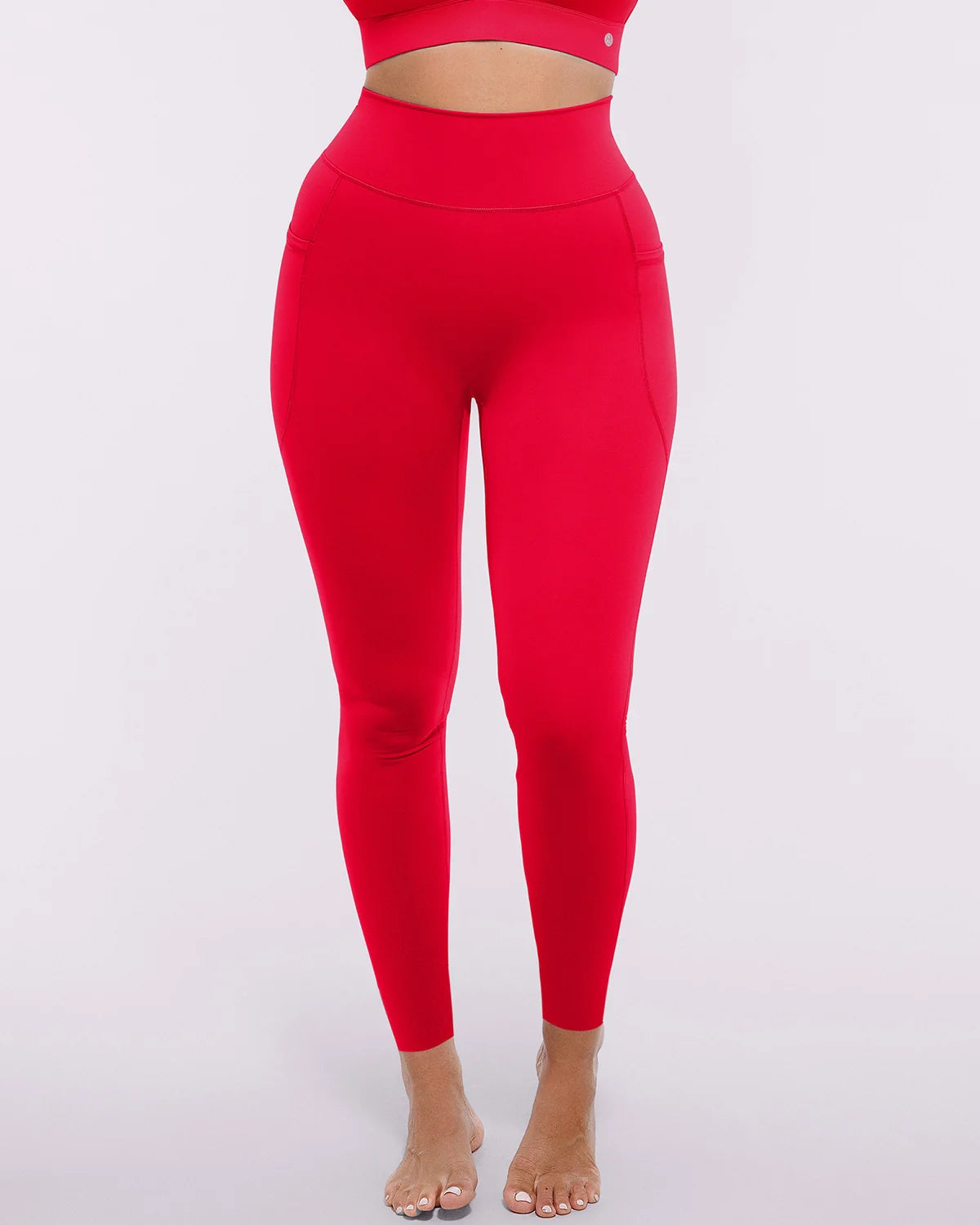High-Waist Tummy Control Training Pocket Leggings