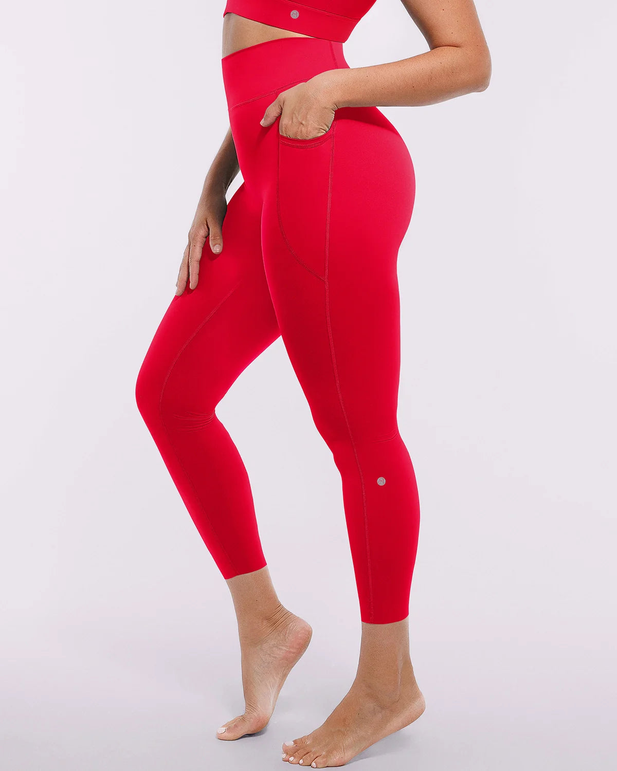 High-Waist Tummy Control Training Pocket Leggings
