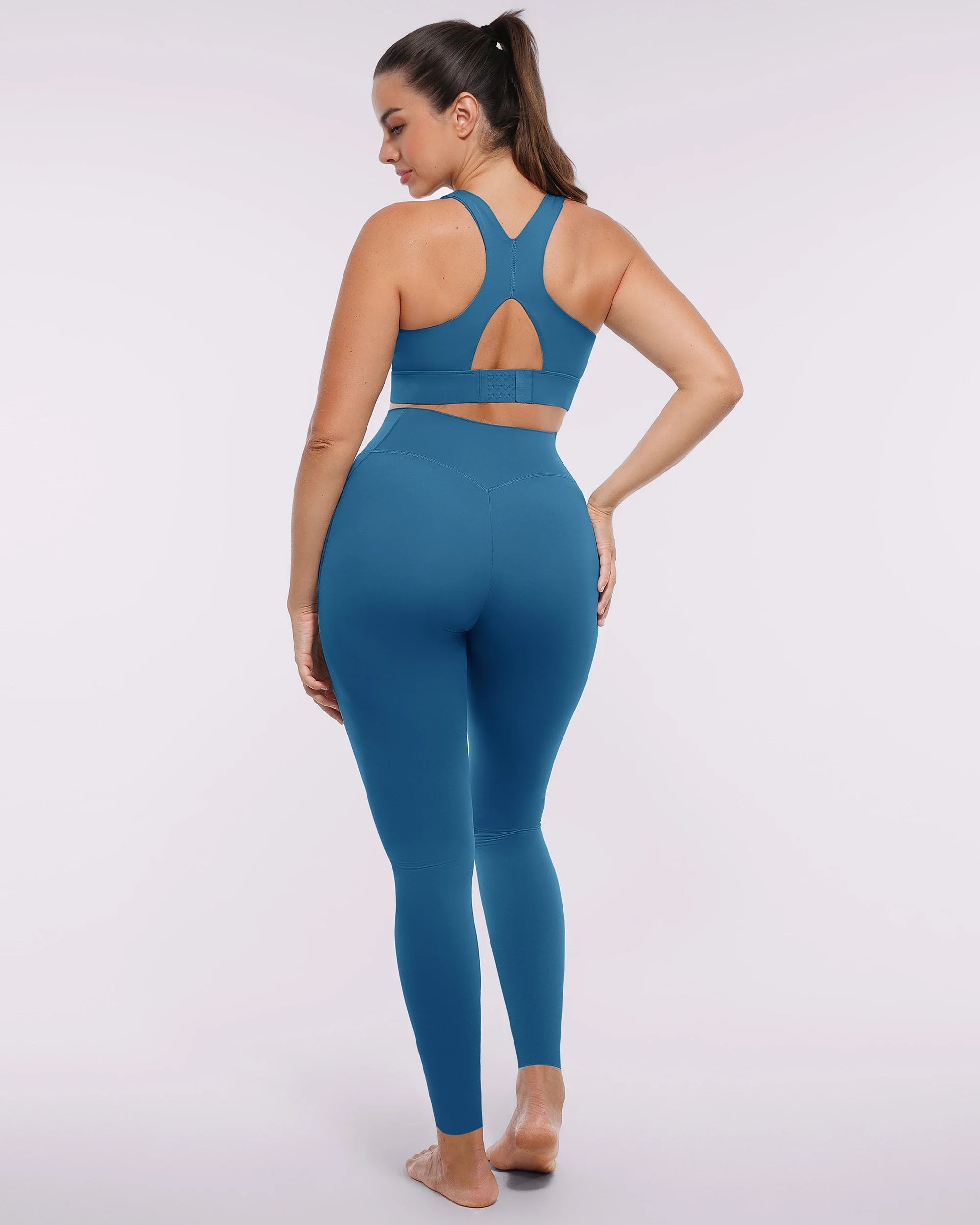 High-Waist Tummy Control Training Pocket Leggings