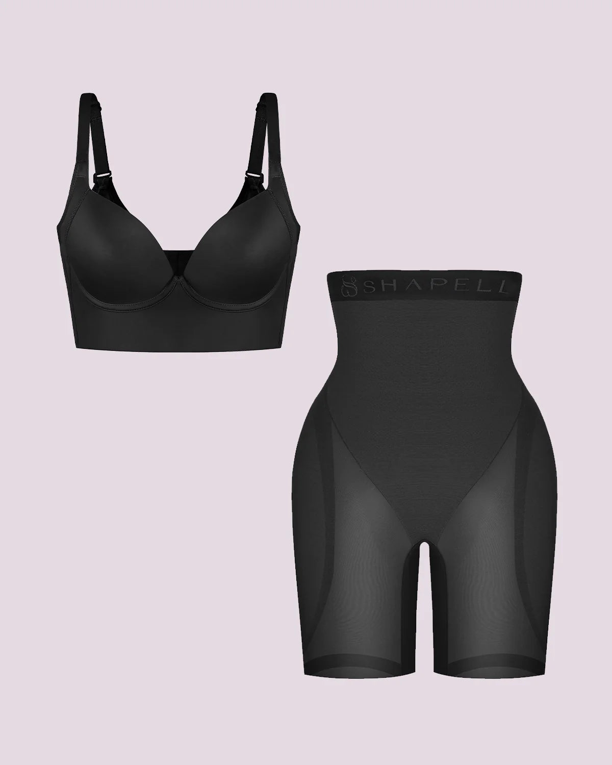 Push-Up Bra and Hip Enhancer Short Set
