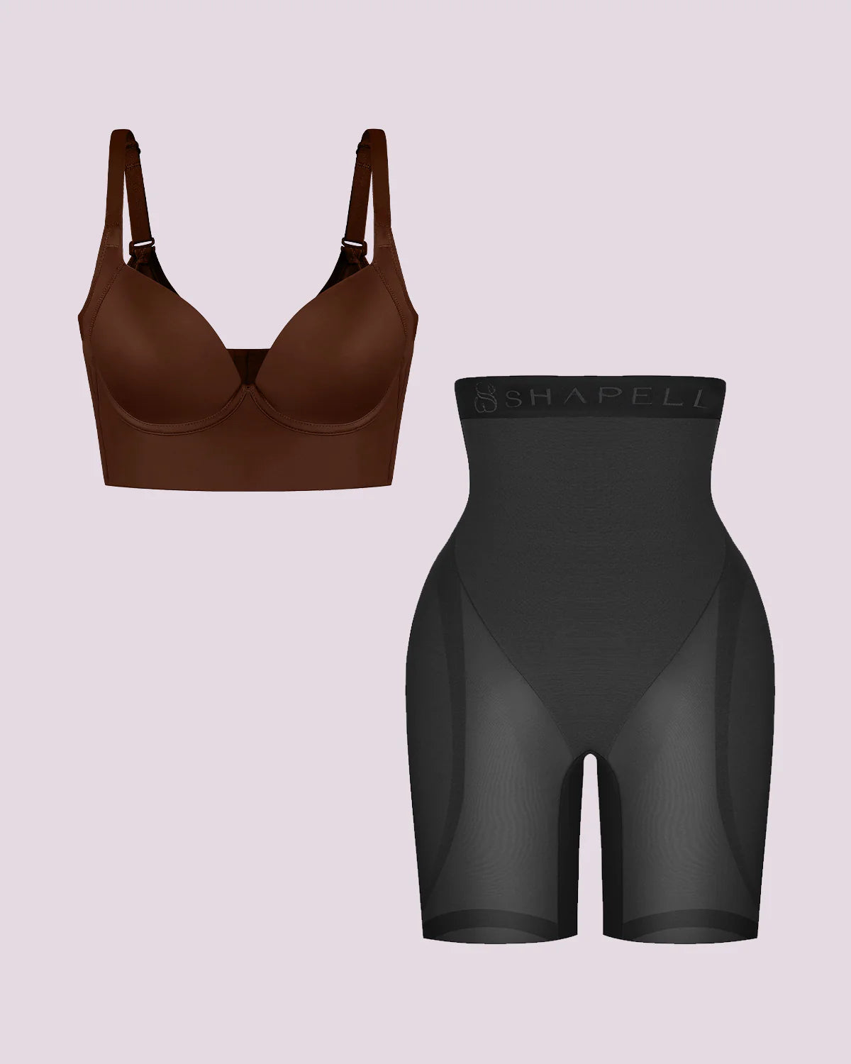 Push-Up Bra and Hip Enhancer Short Set