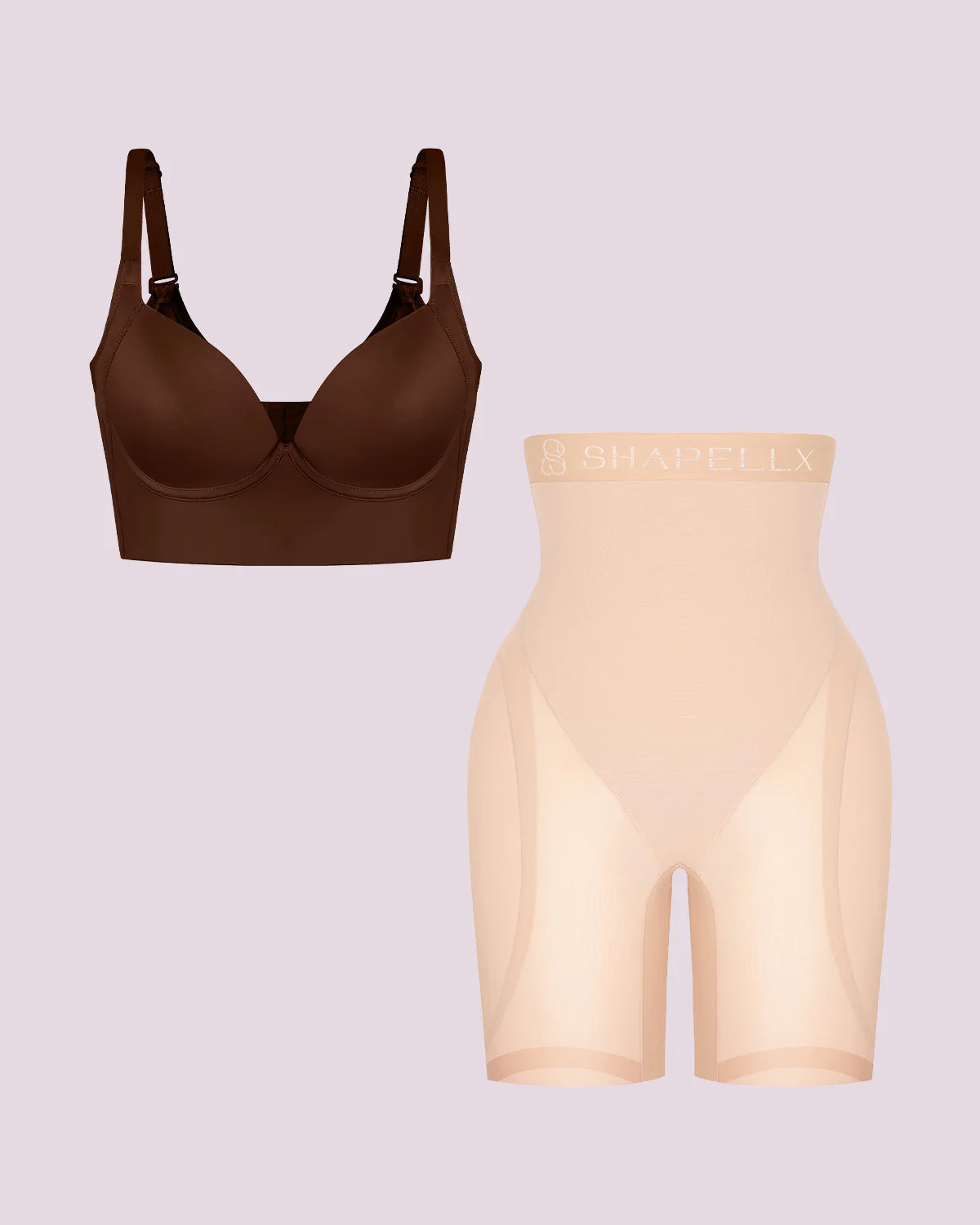Push-Up Bra and Hip Enhancer Short Set