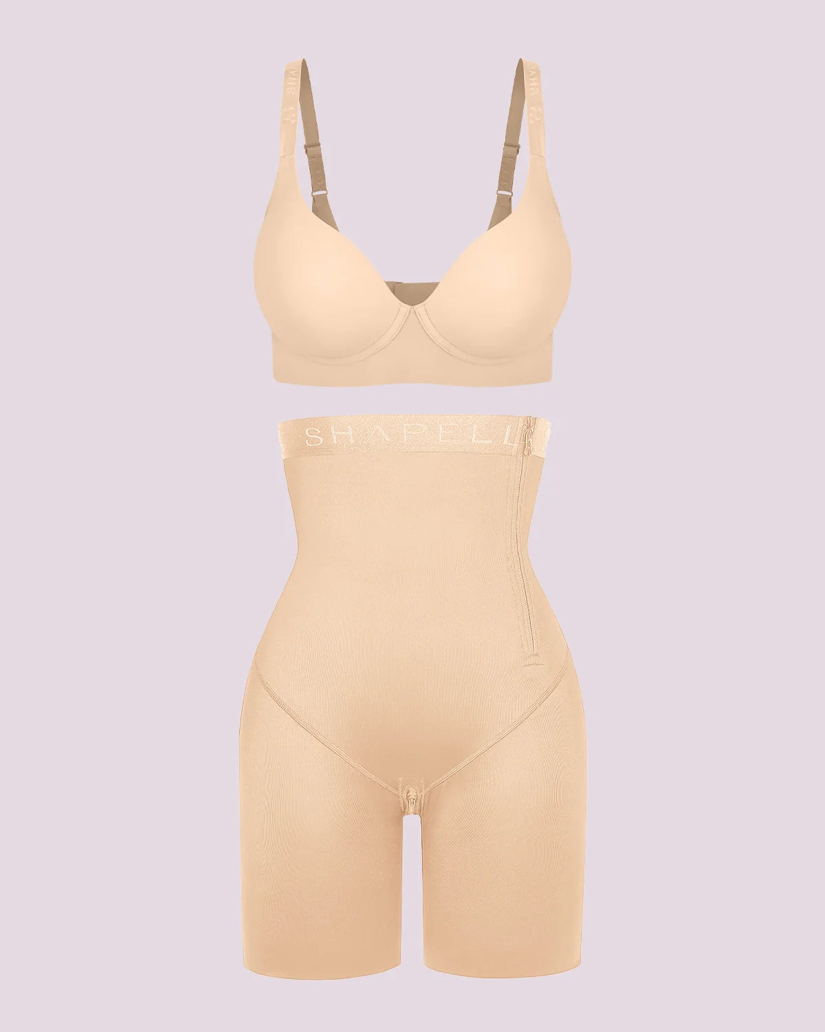 Silk Smoothing Push-Up Bra and Short Set