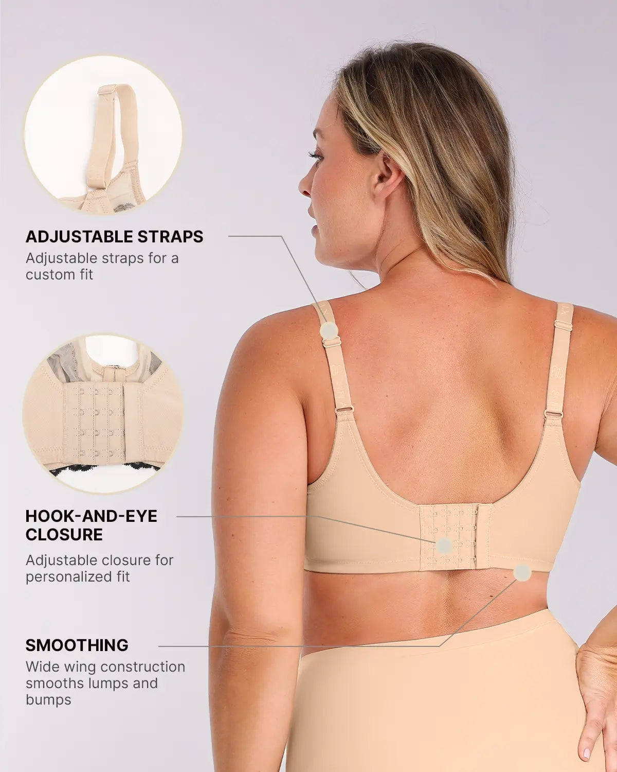 Supportive Lace Underwired Bra — Comfort & Lift