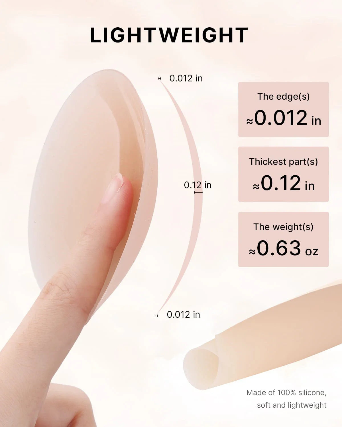 Seamless Silicone Nipple Covers for Smooth Look