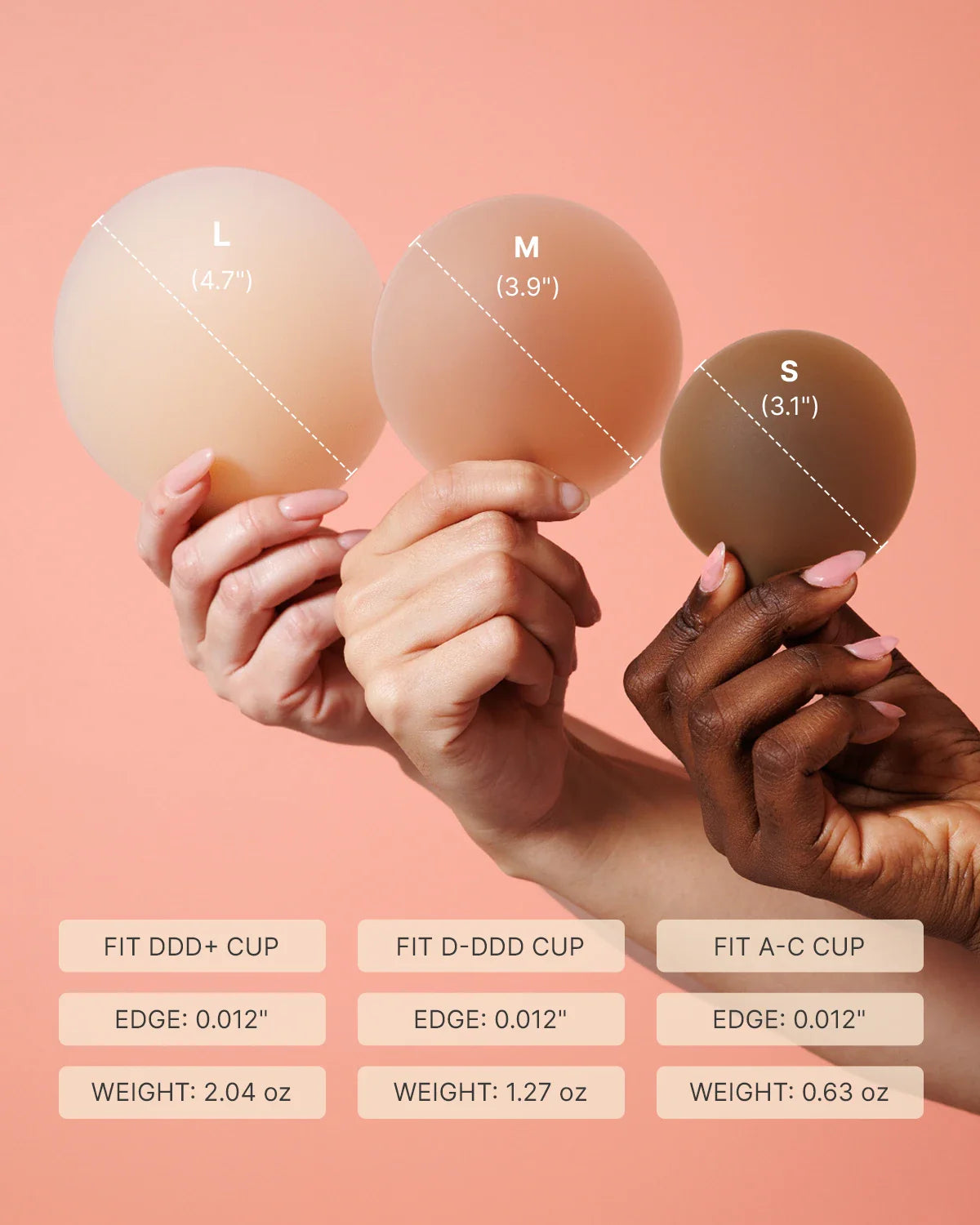 Seamless Silicone Nipple Covers for Smooth Look